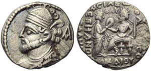 Vologases III (105-147), Tetradrachm, ... 