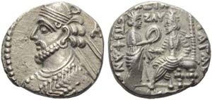 Vologases III (105-147), Tetradrachm, ... 