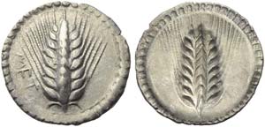 Lucania, Metapontion, Stater, c. 540-510 BC; ... 