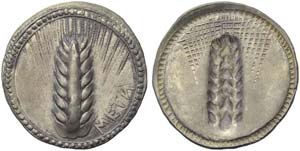 Lucania, Metapontion, Stater, c. 540-510 BC; ... 