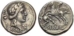 C. Servilius Vatia, Denarius, Rome, 82-80 ... 