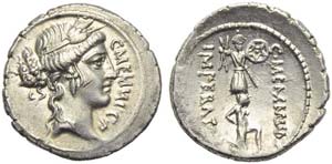 C. Memmius C.f., Denarius, Rome, 56 BC; AR ... 
