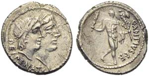C. Antius C.f. Restio, Denarius, Rome, 47 ... 