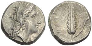Lucania, Metapontion, Stater, c. 290-280 BC; ... 