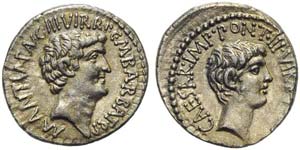 M. Antonius and Octavianus with M. ... 