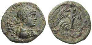 Cleopatra VII, Dichalkon, Syria: Chalcis, ... 