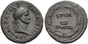 Galba (68-69), Sestertius, Rome, June - ... 