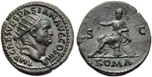 Vespasian (69-79), Dupondius, Rome, AD 71; ... 