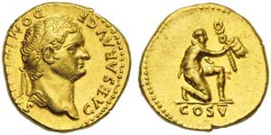 Domitian, as Caesar, Aureus, Rome, AD 77-78; ... 