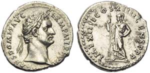Domitian (81-96), Denarius, Rome, AD 88; AR ... 