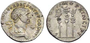 Trajan (98-117), Denarius, Rome, AD 113-114; ... 