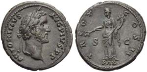 Antoninus Pius (138-161), As, Rome, AD 139; ... 