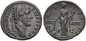 Antoninus Pius (138-161), Sestertius, Rome, ... 