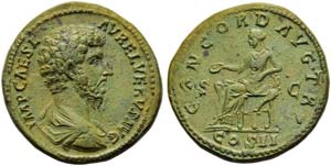Lucius Verus (161-169), Sestertius, Rome, AD ... 