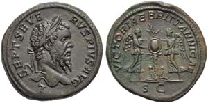 Septimius Severus (193-211), Sestertius, ... 