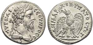 Septimius Severus (193-211), Tetradrachm, ... 