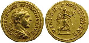 Elagabalus (218-222), Aureus, Rome, AD ... 