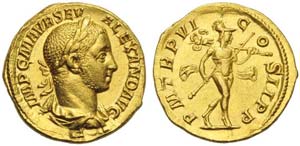 Severus Alexander (222-235), Aureus, Rome, ... 