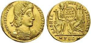 Constantius II (337-361), Solidus, ... 