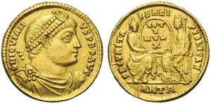 Jovian (363-364), Solidus, Antioch, AD ... 