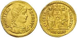 Valens (364-378), Solidus, Antioch, AD ... 