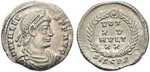 Valens (364-378), Siliqua, Siscia, AD ... 