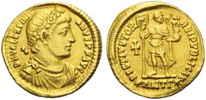Valentinian I (364-375), Solidus, Antioch, ... 