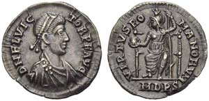 Flavius Victor (387-388), Siliqua, ... 