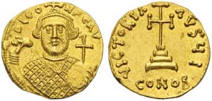 Leontius (695-698), Solidus, Constantinople, ... 
