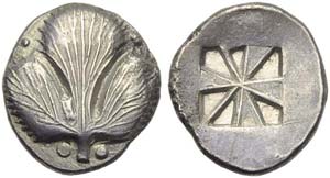 Sicily, Selinus, Didrachm, c. 540-515 BC; AR ... 