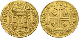 Portugal, João V (1706-1750), 4000 Reis, ... 
