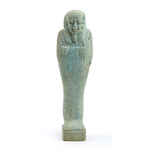 Egyptian faience Ushabti 15th Dynasty, 1650 ... 
