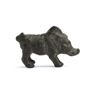Roman bronze boar figurine 1st – 3rd ... 