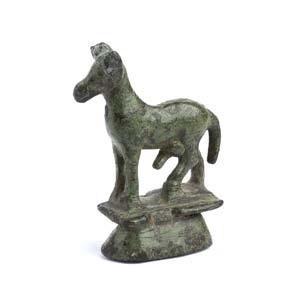 Roman bronze mule figurine  1st ... 
