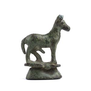 Roman bronze mule figurine  1st ... 