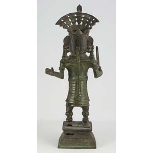 Crowned statuette of Rajput ... 