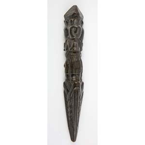 Purbha dagger decorated with three human ... 