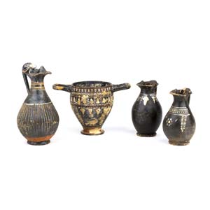 A collection of Apulian Gnathia vessels ... 