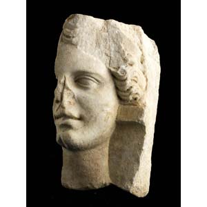 Roman goddess head in relief 2nd ... 