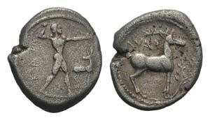 Bruttium, Kaulonia, c. 450 BC. AR Stater ... 