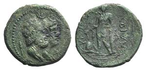 Sicily, Katane, c. 216/5-206 BC. Æ Chalkous ... 