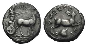 Sicily, Messana, 420-413 BC. AR Tetradrachm ... 