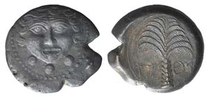 Sicily, Motya, c. 415/10-397 BC. Æ Tetras ... 