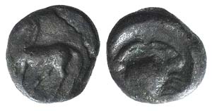 Sicily, Motya, c. 400-397 BC. Æ (8mm, ... 