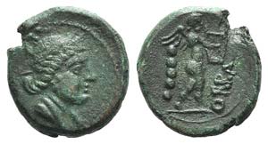 Southern Apulia, Orra, c. 210-150 BC. Æ ... 