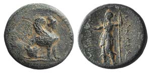 Pamphylia, Perge, c. 260-230 BC. Æ (17mm, ... 