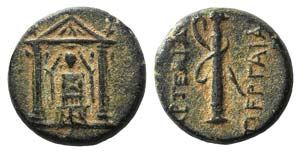 Pamphylia, Perge, c. 50-30 BC. Æ (16mm, ... 