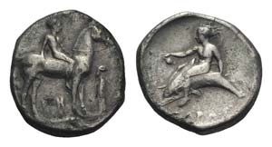 Southern Apulia, Tarentum, c. 365-355 BC. AR ... 