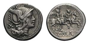 Anonymous, Rome, after 211 BC. AR Denarius ... 