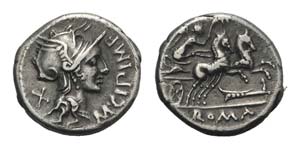 M. Cipius M.f., Rome, 115-114 BC. AR ... 